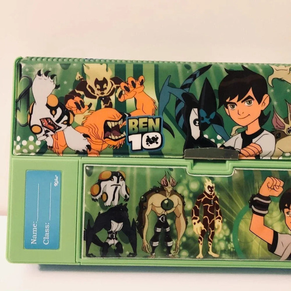 Ben 10 Pencil Case  Box Multi Functional Magnetic Closure - Picture 12 of 16